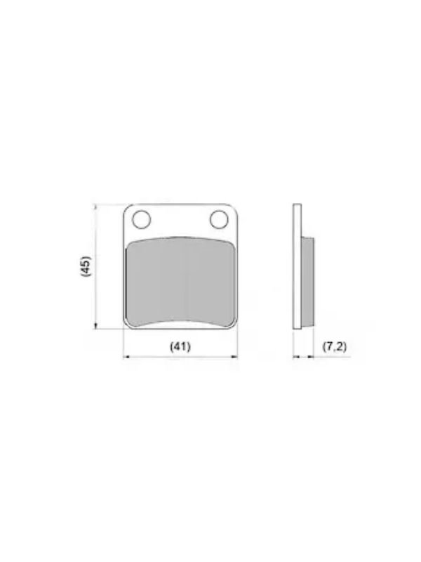 Pastilha Freio Cg 125 Titan Es (2000 A 2003) 2 Pastilha Freio Cg 125 Titan Es (2000 A 2003) - Imagem 2