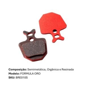 Pastilha Freio de Bicicleta Modelo Formula Oro